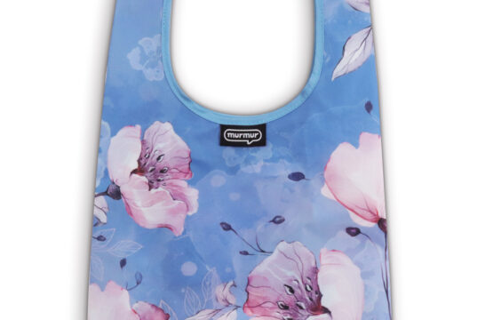 murmur 便當包｜粉藍花