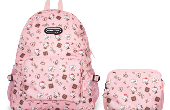 murmur 折疊後背包(大)｜hello kitty 粉紅配件
