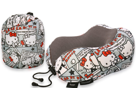 murmur 山丘頸枕｜hello kitty 漫畫(附收納袋)