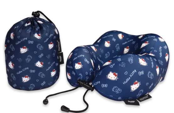 murmur 山丘頸枕｜hello kitty x Tiny chum 泰迪熊(附收納袋)