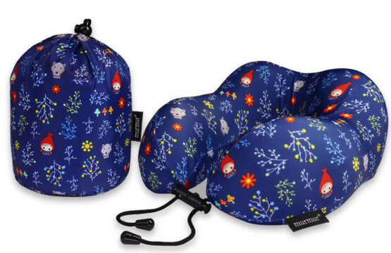 murmur 山丘頸枕｜小紅帽藍(附收納袋)【絕版，售完不補】