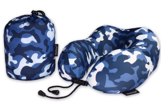 murmur 山丘頸枕｜迷彩藍(附收納袋)【絕版，售完不補】