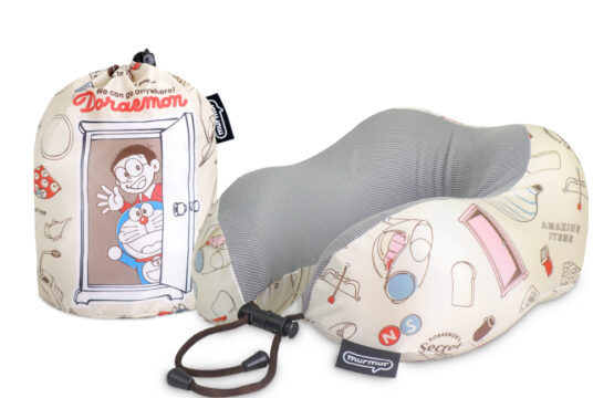 murmur 山丘頸枕｜哆啦A夢（筆繪）(附收納袋)