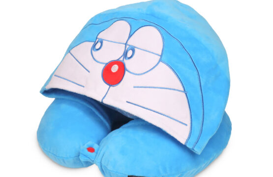 murmur 絨毛連帽頸枕｜哆啦A夢