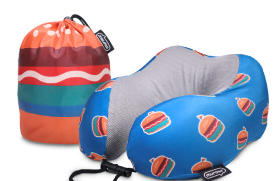 murmur 山丘頸枕｜漢堡包(附收納袋)