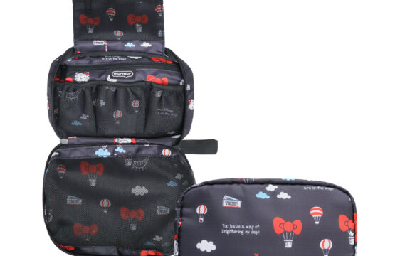 murmur 三摺盥洗包｜hello kitty（熱氣球）