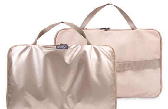 murmur 網狀拼接衣物袋｜鈦金