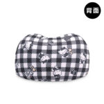 murmur 山丘頸枕｜hello kitty（黑白格）｜附收納袋、吊飾：圖片 3