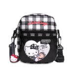 murmur 輕量旅行mini包｜hello kitty （黑白格）｜附吊飾