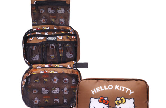 murmur 三摺盥洗包｜hello kitty（與Mimmy）｜附吊飾