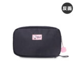 murmur 三摺盥洗包(電繡)｜hello kitty（低調黑）｜附吊飾：圖片 7